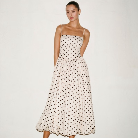 Abercrombie & Fitch Dresses & Skirts - Abercrombie Polkadot Midi Dress (size medium)